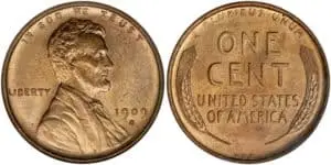 An image of an American Wheat Cent one of the rare coins.