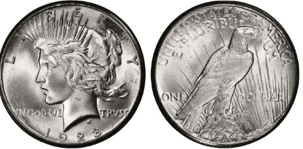 1928-P Peace Dollar