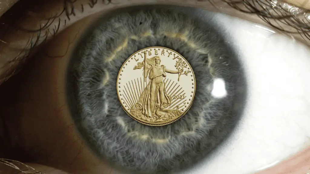 American Gold Eagle Eyeball