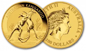 Australian Kangaroo 24k Gold Coin